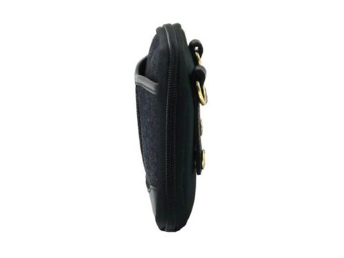 【豊岡鞄 足立 2504 ネイビー】ALBAPIE 井原デニム×豊岡鞄 ウォレットポーチ